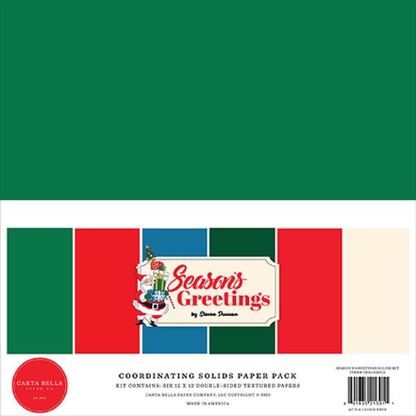 Carta Bella Season's Greetings Solids Kit