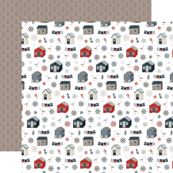 Carta Bella: Seashore - Beach Front Houses DS Paper