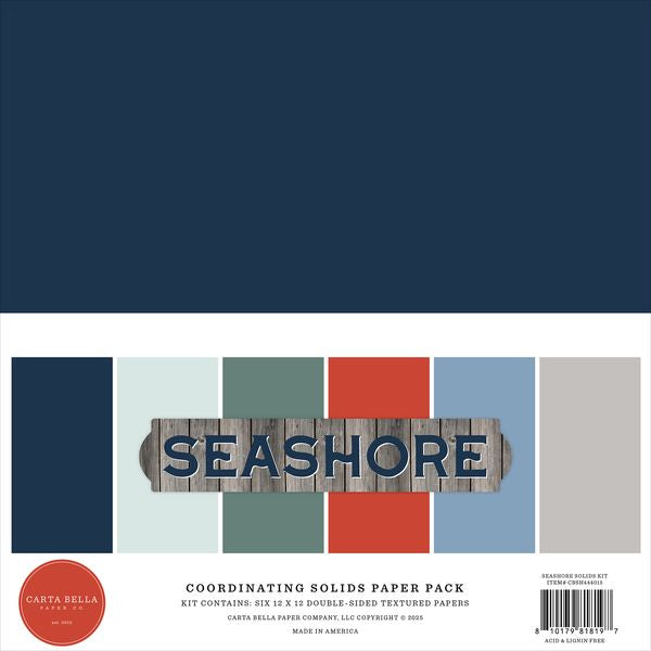 Carta Bella Seashore Solids Kit