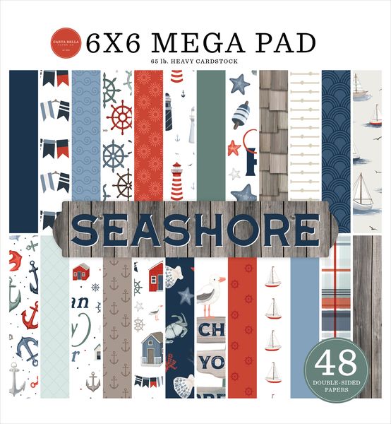 Carta Bella Seashore Cardmakers 6X6 Mega Pad