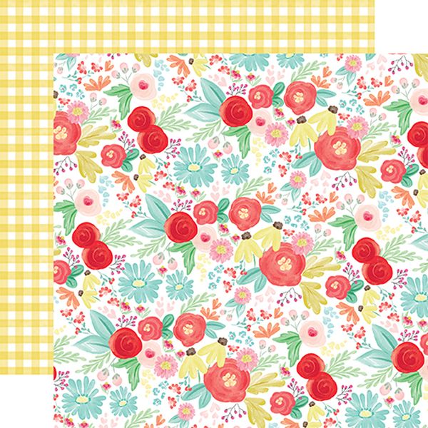 Carta Bella Summer Market Summer Day Floral DS Paper (1 Sheet)