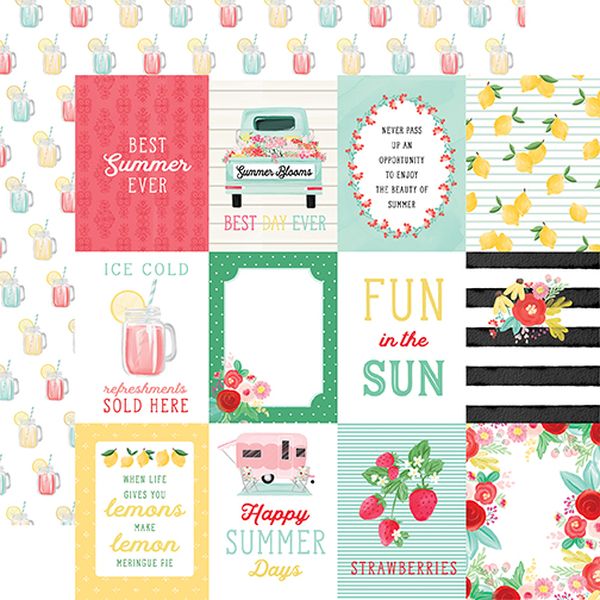 Carta Bella Summer Market 3X4 Journaling Cards