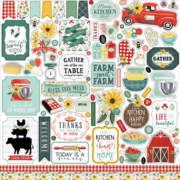 Sunflower Market Element Stickers