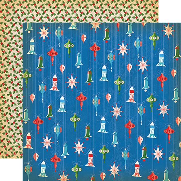 Carta Bella A Very Merry Christmas: Dainty Ornaments DS Paper (1 Sheet)