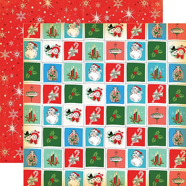 Carta Bella A Very Merry Christmas Christmas Time Squares DS Paper (1 Sheet)