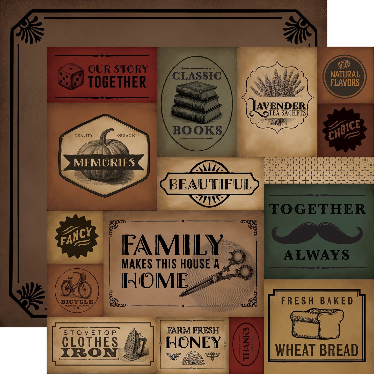 Carta Bella: Vintage Market - Multi Journaling Cards DS Paper