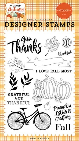I Love Fall Most Stamps