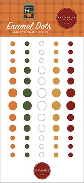 Welcome Fall Enamel Dots