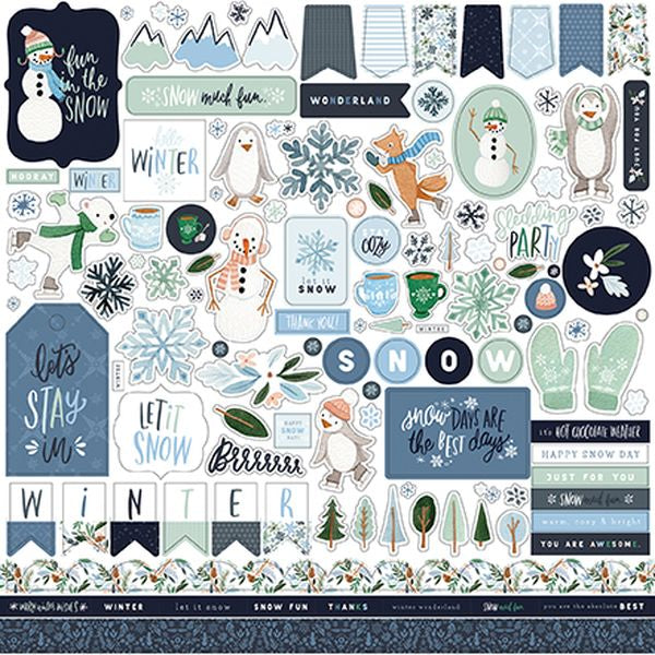 Winter Market Element Sticker