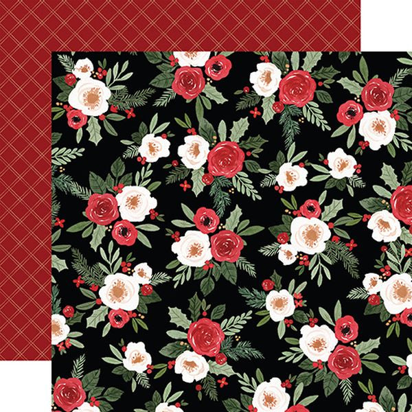 Happy Christmas Festive Floral