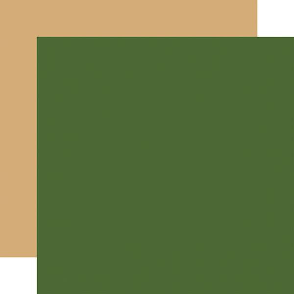 Happy Christmas Lt Green/Tan Coordinating Solid DS Paper (1 Sheet)