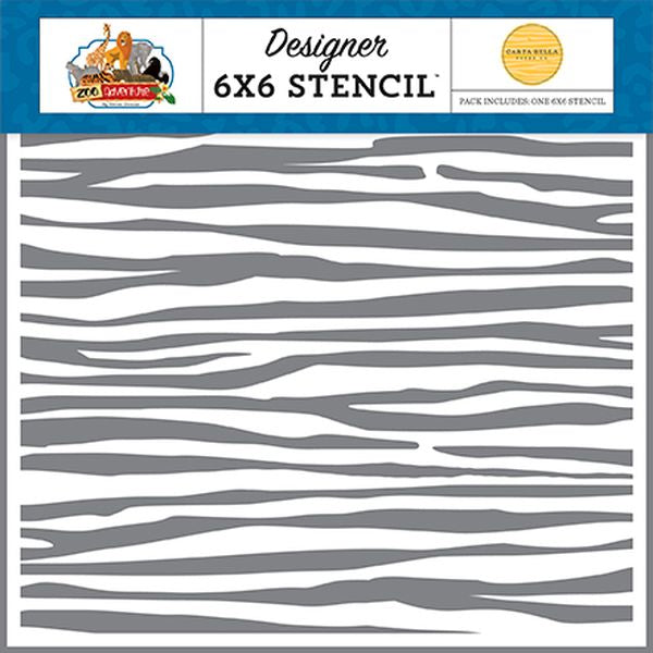 Zoo Adventure, Tiger Stencil
