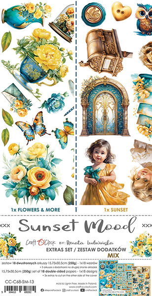 Craft-o-Clock Sunset Mood extras set – mix