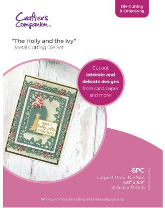 Crafter's Companion The Holly and Ivy Metal Die