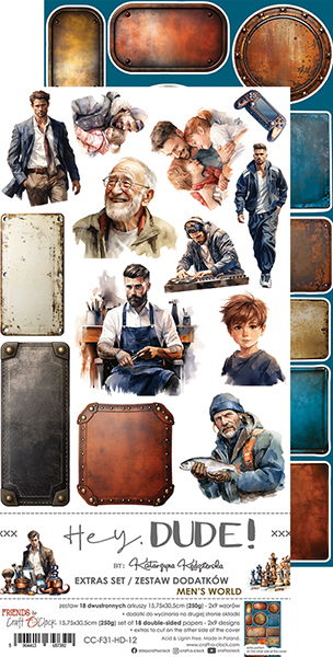 Craft-o-Clock Hey Dude Extras Men's World