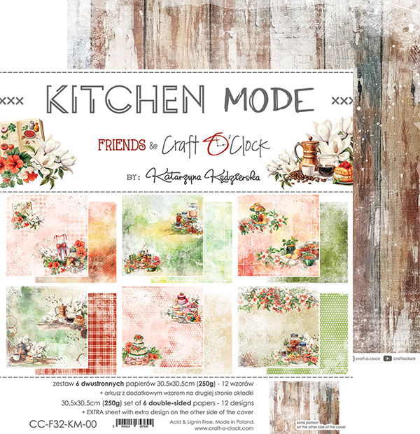 Craft-o-Clock Kitchen Mode 12x12 Papers Set