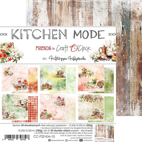 Craft-o-Clock Kitchen Mode 6x6 Papers Set