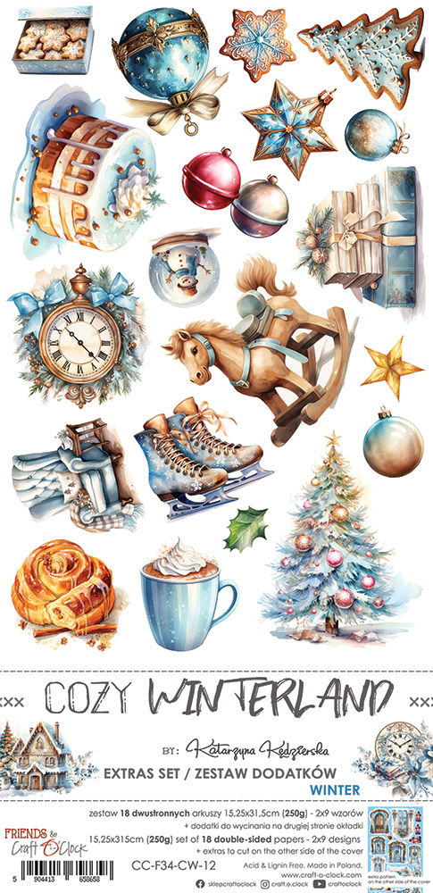 Craft-o-Clock Cozy Winterland Extras Winter