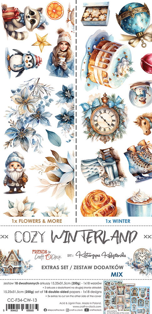Craft-o-Clock Cozy Winterland Extras Mix