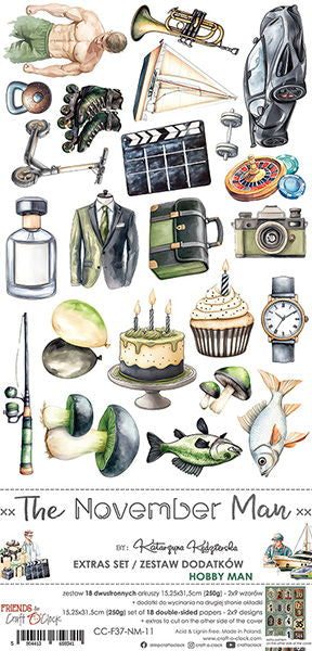 Craft-o-Clock The November Man extras set – hobby man
