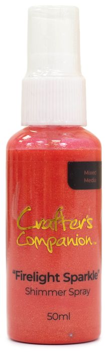 Crafter's Companion Mixed Media Shimmer Spray-Firelight Sparkle