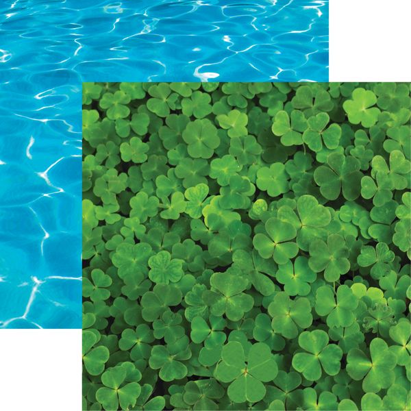 Reminisce Color Cascade: Emerald Clover Field DS Paper (1 Sheet)