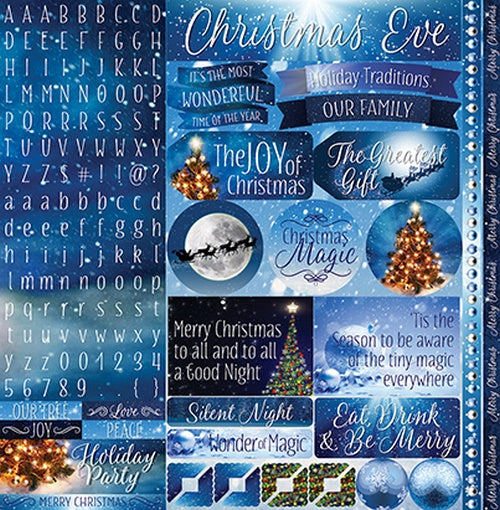 Reminisce Christmas Eve Stickers