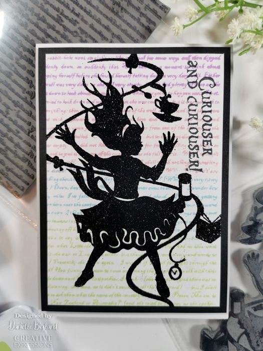 Creative Expressions Pre Cut Rubber Stamp By Paper Panda-Down The Rabbit Hole