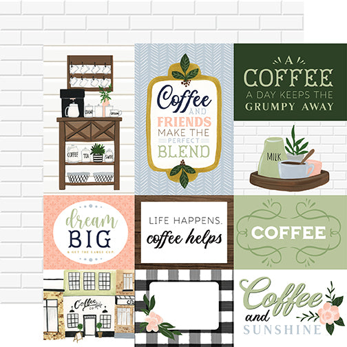 Echo Park Coffee & Friends: Journaling Cards