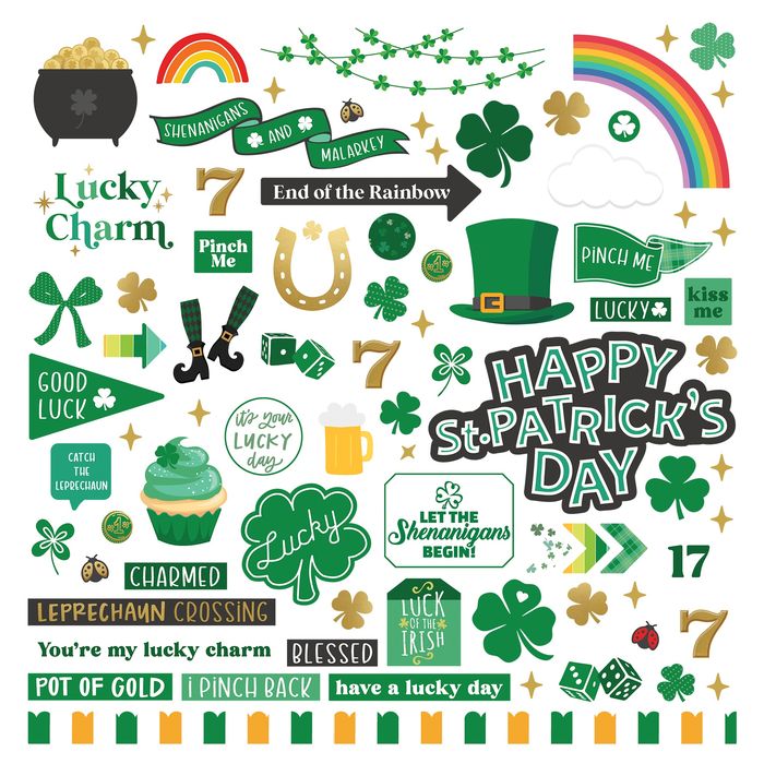 PhotoPlay Charmed Elements 12"X12" Stickers