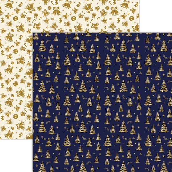 Reminisce Christmas Blessings: Sapphire Spruce DS Paper (1 Sheet)