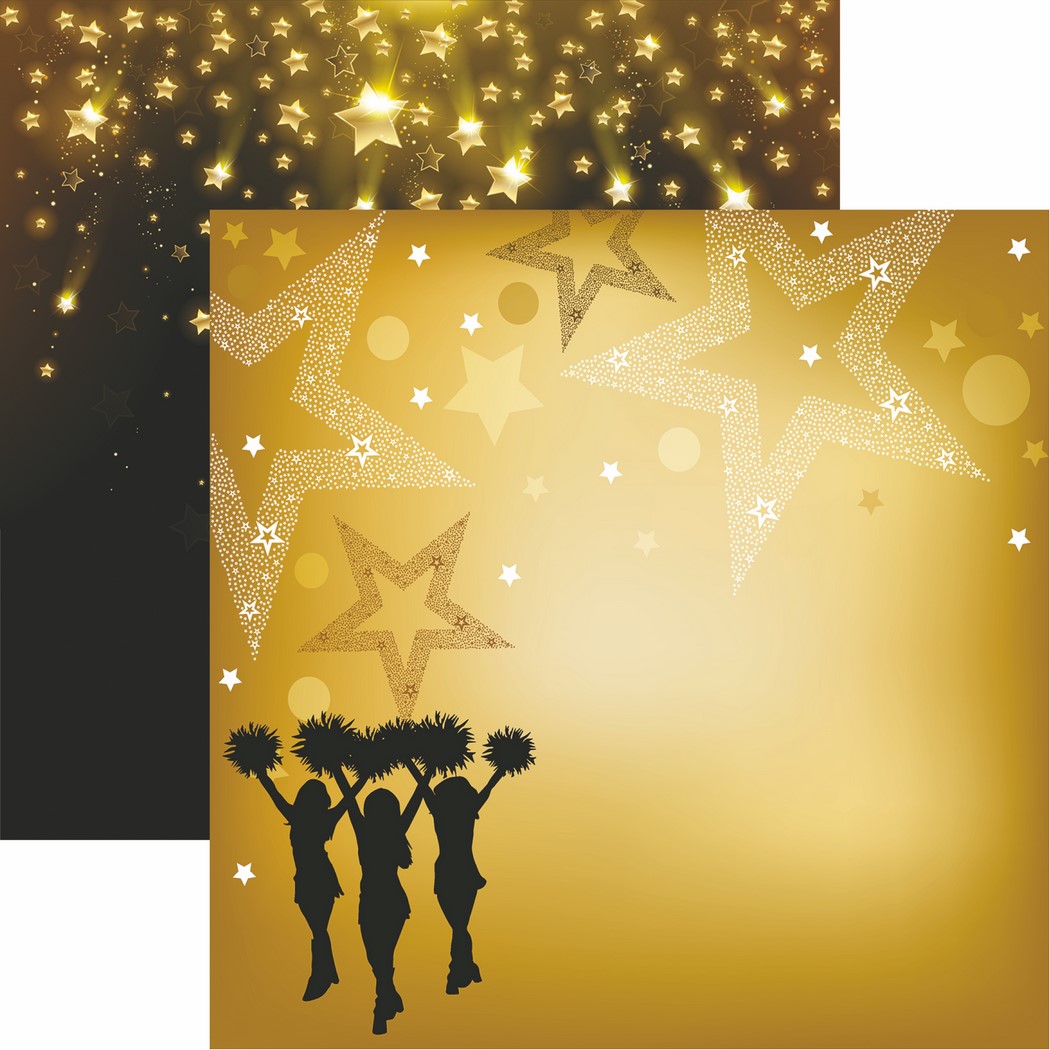 Reminisce Cheerleading: Cheerleading Pap DS Paper (1 Sheet)