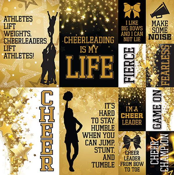 Reminisce Cheerleading Sticker