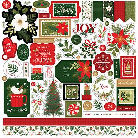 Echo Park Christmas Joy Element Sticker