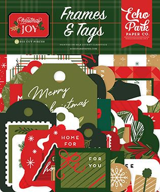 Echo Park Christmas Joy Frames & Tags Ephemera