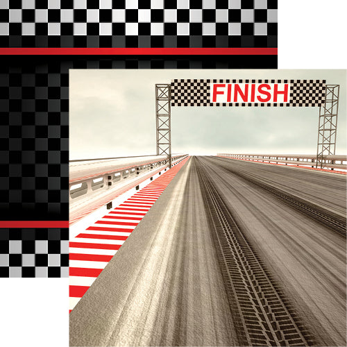 Reminisce Checkered Flag: Driven Paper DS Paper (1 Sheet)