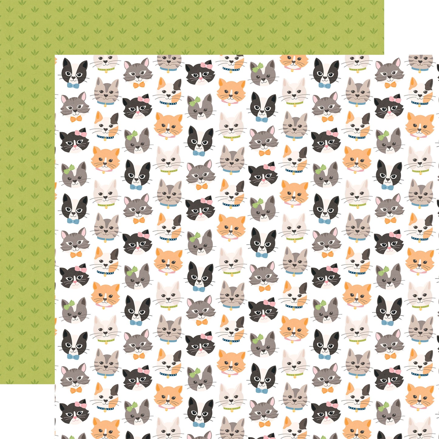 Echo Park Cat Lover: Live Love Meow DS Paper (1 Sheet)