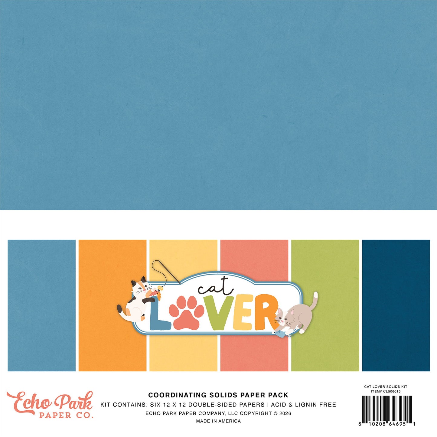 Echo Park Cat Lover Solids Kit