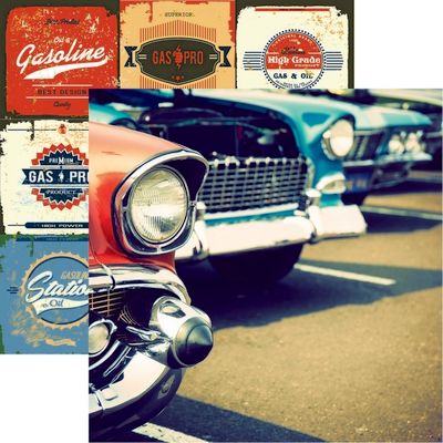 Reminisce Classic Cars: Car Show Paper DS Paper (1 Sheet)