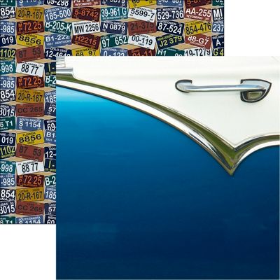 Reminisce Classic Cars: Fabulous Fifties DS Paper (1 Sheet)