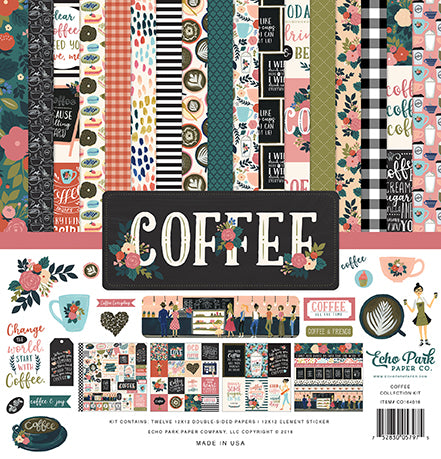 Echo Park Collection Kit 12"X12"-Coffee