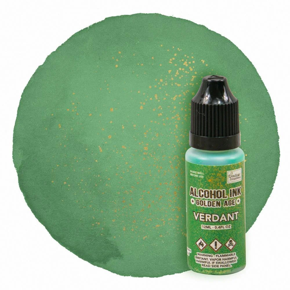 Alcohol Ink Golden Age 12ml | 0.4fl Oz - Verdant