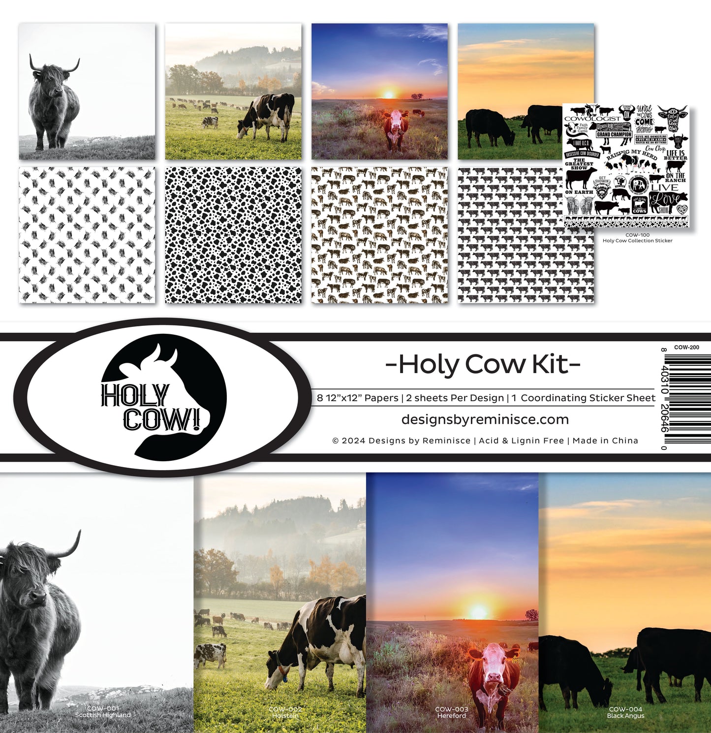 Reminisce Holy Cow Collection Kit