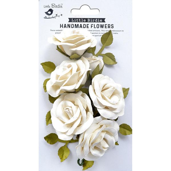 Little Birdie Shabby Chic Marva Paper Flowers
