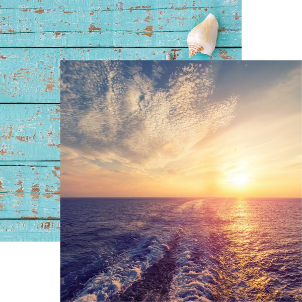 Reminisce Cruise Life: Sunset DS Paper (1 Sheet)