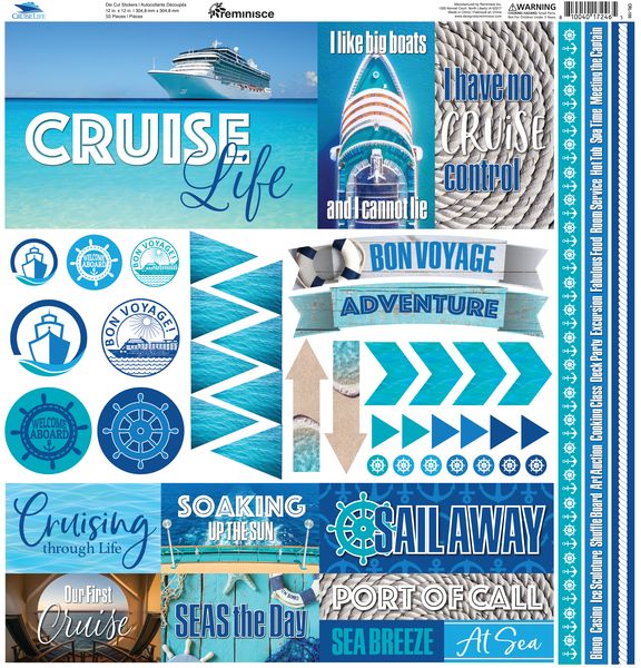 Reminisce Cruise Life Stickers