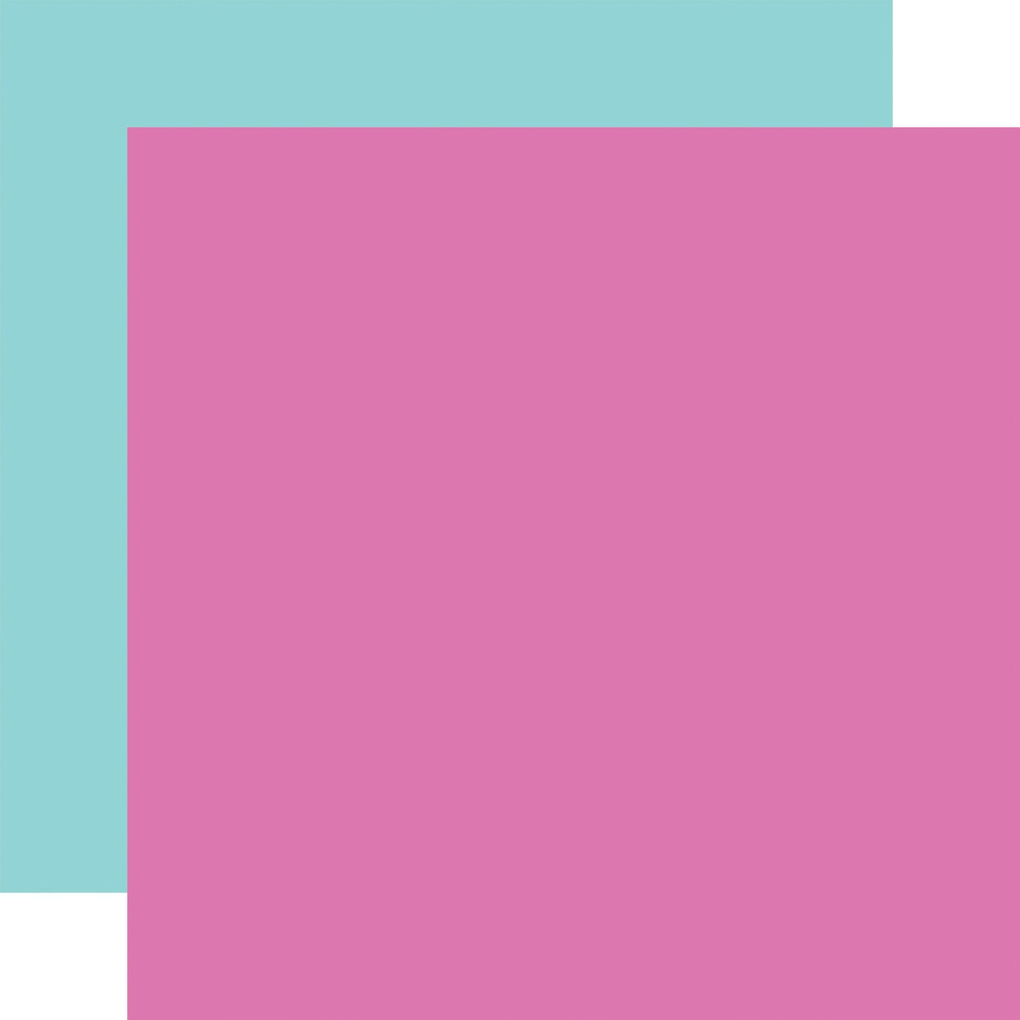 Echo Park Craft Room: Purple / Blue 12x12 Coordinating Solid DS Paper (1 sheet)