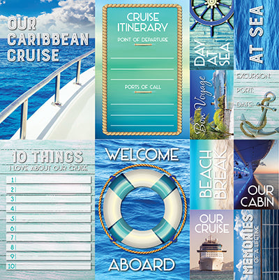 Reminisce Caribbean Cruise Stickers