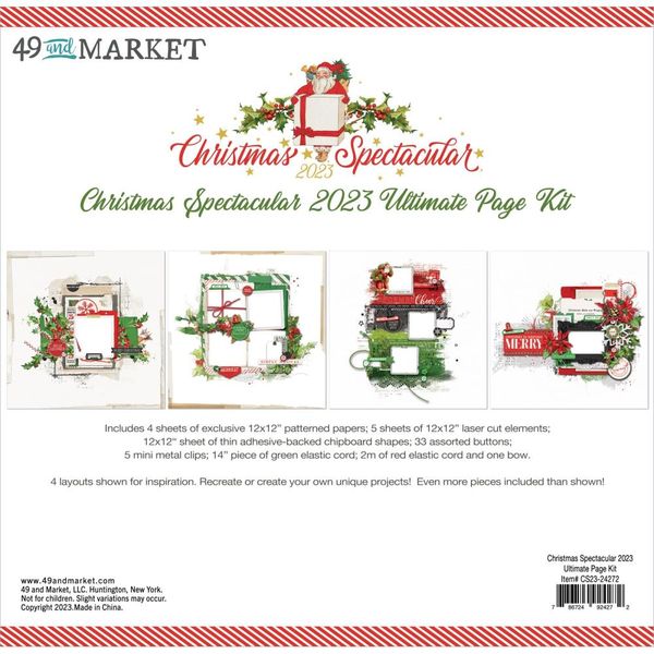 Christmas Spectacular 2023 Ultimate Page Kit