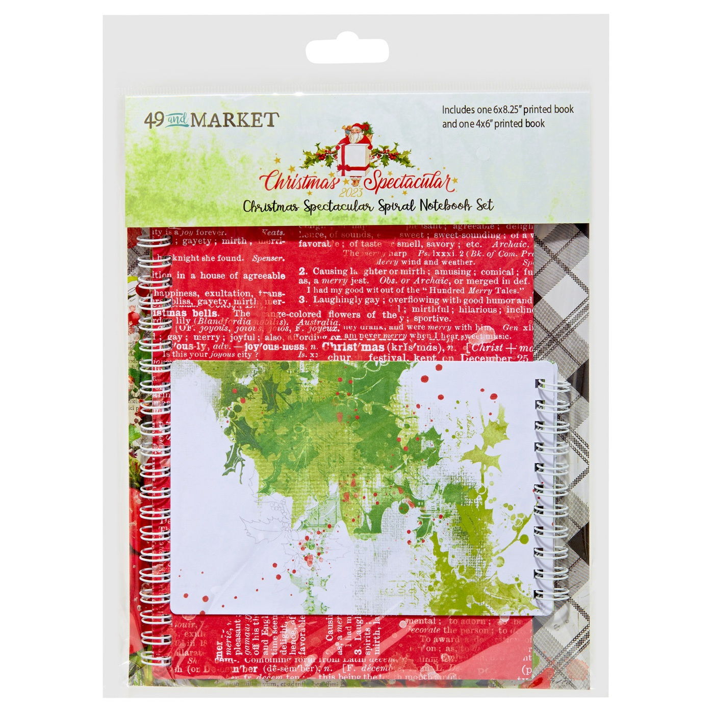 49 And Market Spiral Notebook Set-Christmas Spectacular 2023